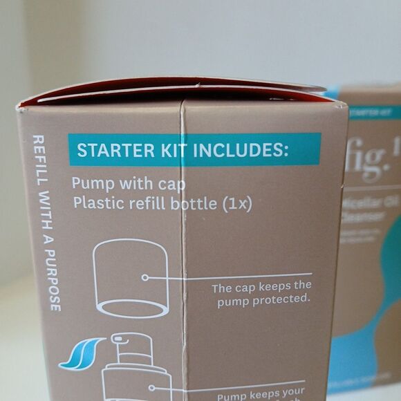 (2)Fig.1 Micellar Oil Cleanser Starter Kit 100 mL 3.4 fl oz NEW Sealed  Lot Of 2 - Picture 7 of 12